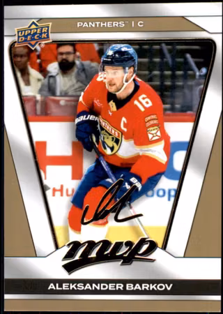 Aleksander Barkov [Gold Script] #8 2025 Upper Deck MVP
