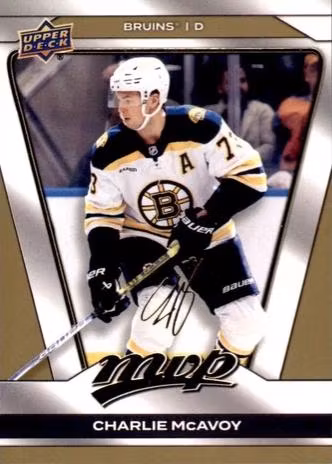 Charlie McAvoy [Gold Script] #101 2025 Upper Deck MVP