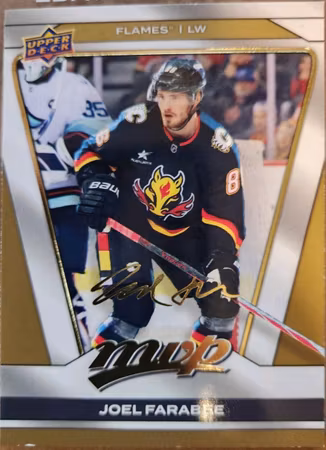 Joel Farabee [Gold Script] #178 2025 Upper Deck MVP