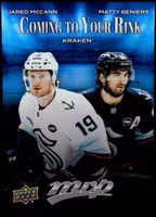 Jared McCann / Matty Beniers #CR-24 Upper deck MVP