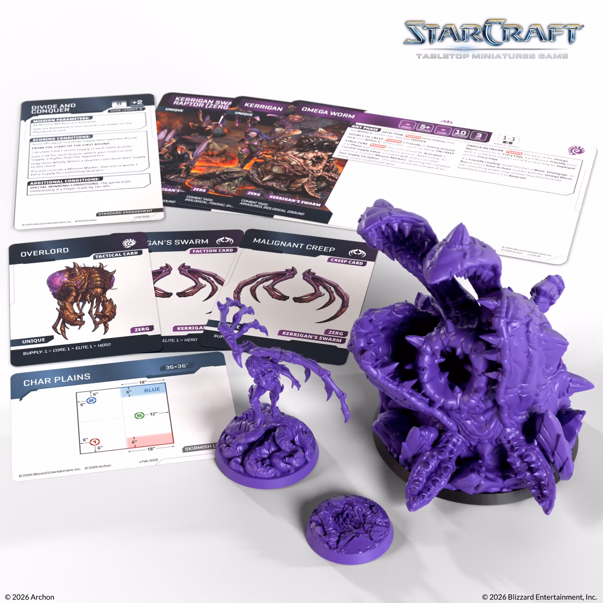 Starcraft TMG: Zerg Hero Expansion Set: Kerrigan & Omega Worm