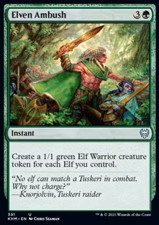 Elven Ambush (begagnat kort, EX/NM)