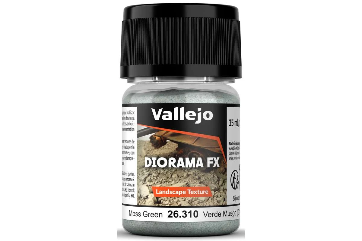 Vallejo Diorama FX: Moss green 0,1-1mm (35ml) 26.310