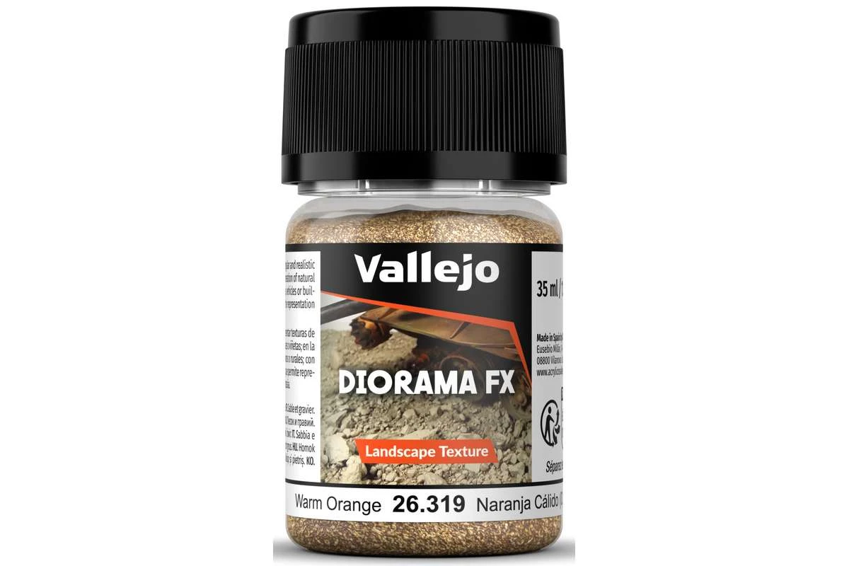 Vallejo Diorama FX: Warm orange 0,1-0,6mm (35ml) 26.319