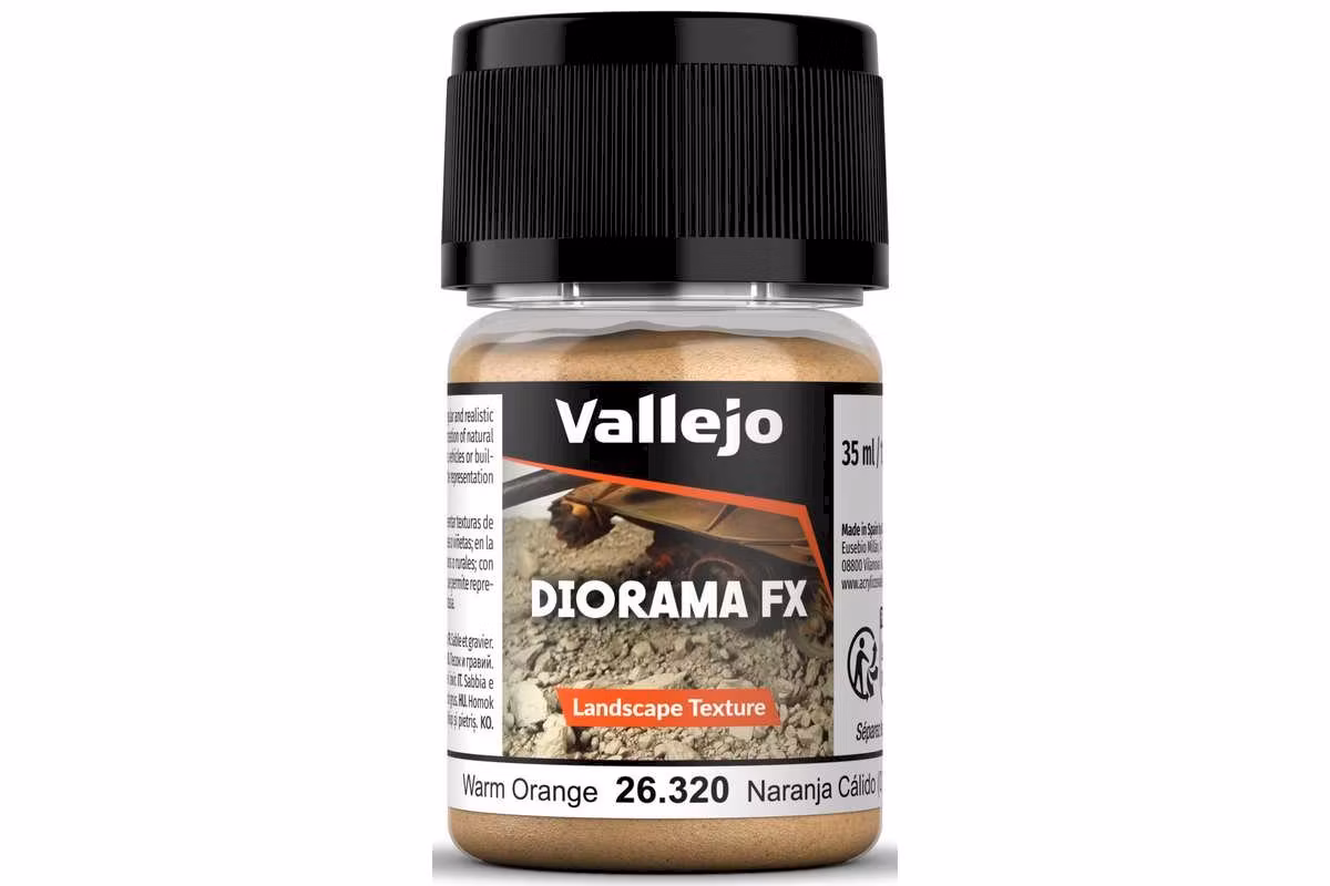 Vallejo Diorama FX: Warm orange 0,1-1mm (35ml) 26.320