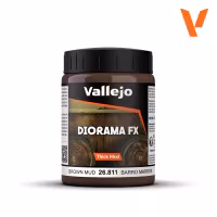 Vallejo Diorama FX: Brown Mud (200 ml) 26.811