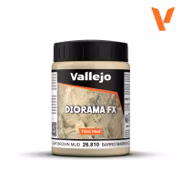 Vallejo Diorama FX: Light Brown Mud (200 ml) 26.810
