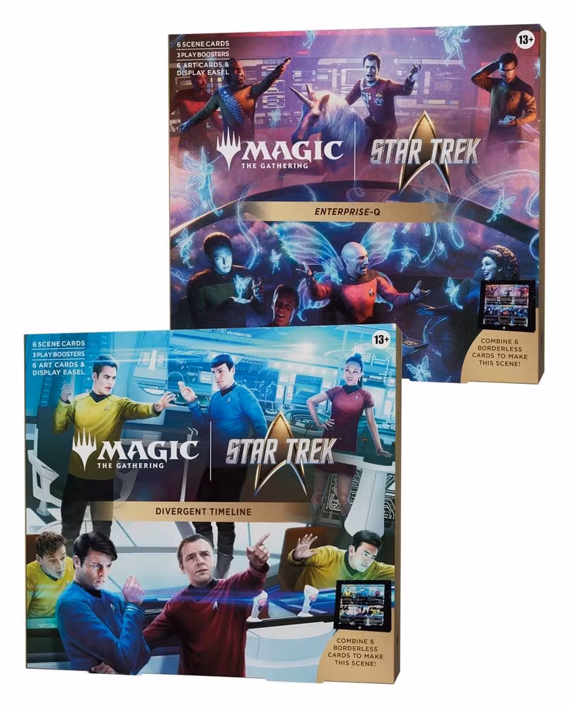 Magic the Gathering Star Trek Scene Boxes (bägge)