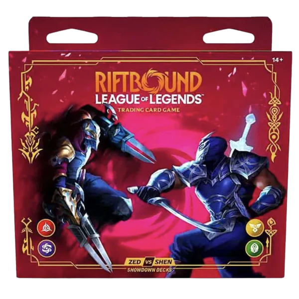 League of Legends: Riftbound Zed VS Shen Showdown Champion Deck