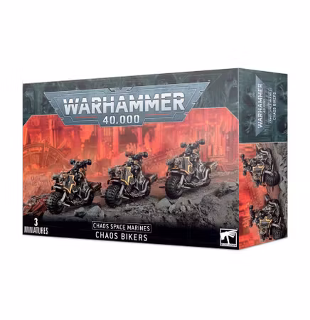 Chaos Space Marines: Chaos Bikers 43-08