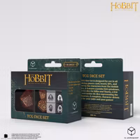 Q Workshop - The Hobbit: TCG Dice Set: Ember Hearth (16 Dice)