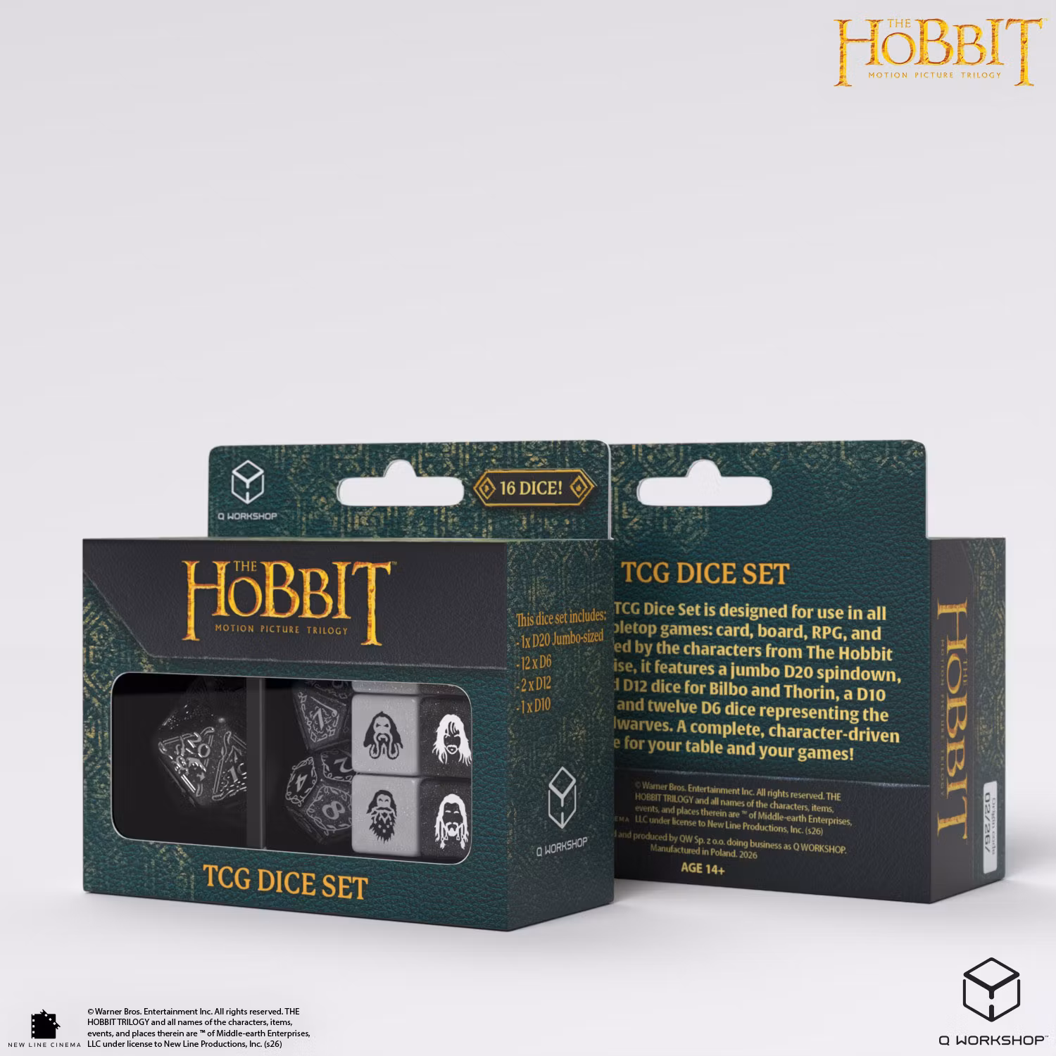 Q Workshop - The Hobbit: TCG Dice Set: Umbral Hollow (16 Dice)