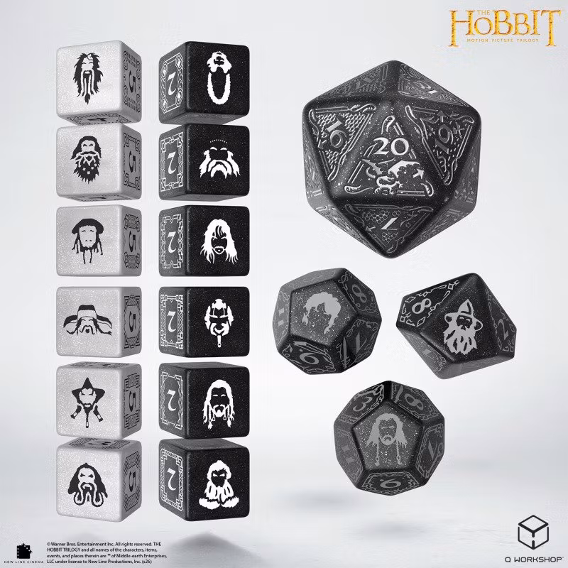 Q Workshop - The Hobbit: TCG Dice Set: Umbral Hollow (16 Dice)