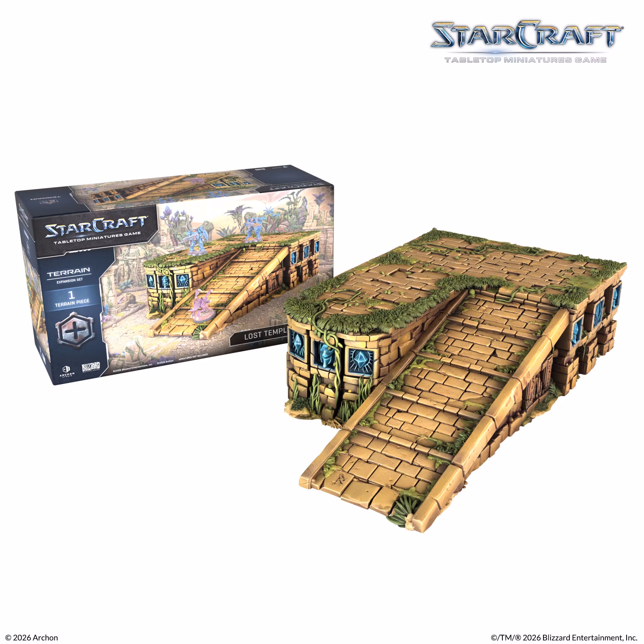 Starcraft TMG: Terrain Expansion Set: Lost Temple Ramp