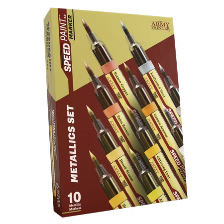 The Army Painter: Speedpaint Marker – Metallics Set (10)