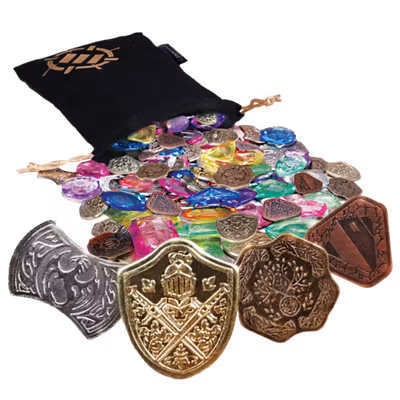 Rollspels tokens, metall mm