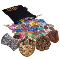 Rollspels tokens, metall mm