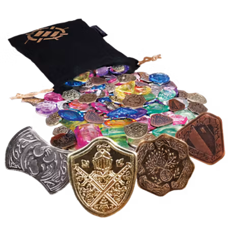 Rollspels tokens, metall mm
