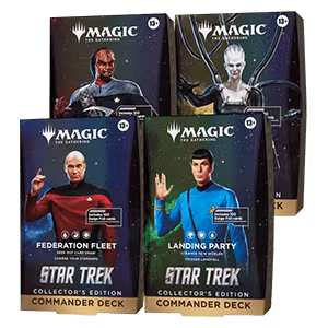 Commander: Star Trek: Deck Set: Collector's Edition (alla 4 lekar)