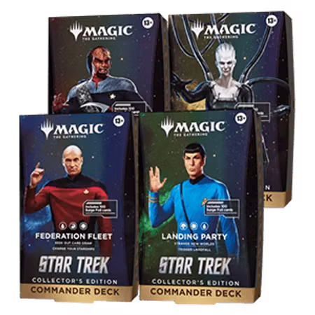 Commander: Star Trek: Deck Set: Collector's Edition (alla 4 lekar)