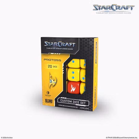 Archon Studio - Starcraft TMG: Custom Dice Set: Protoss (20 Dice)