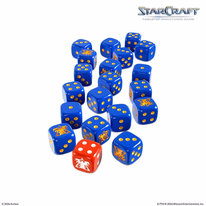 Archon Studio - Starcraft TMG: Custom Dice Set: Terran (20 Dice)