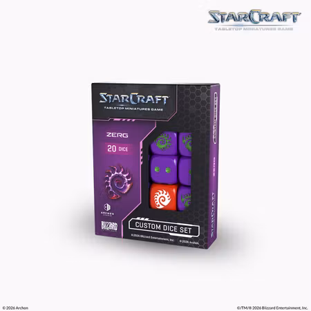 Archon Studio - Starcraft TMG: Custom Dice Set: Zerg (20 Dice)