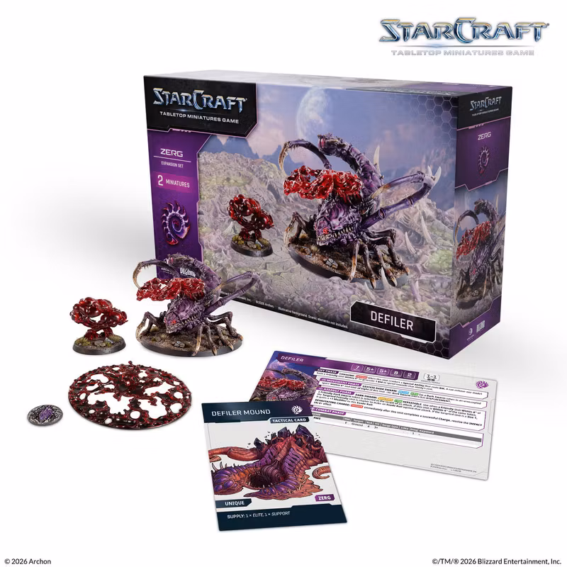 Archon Studio - Starcraft TMG: Zerg Expansion Set: Defiler