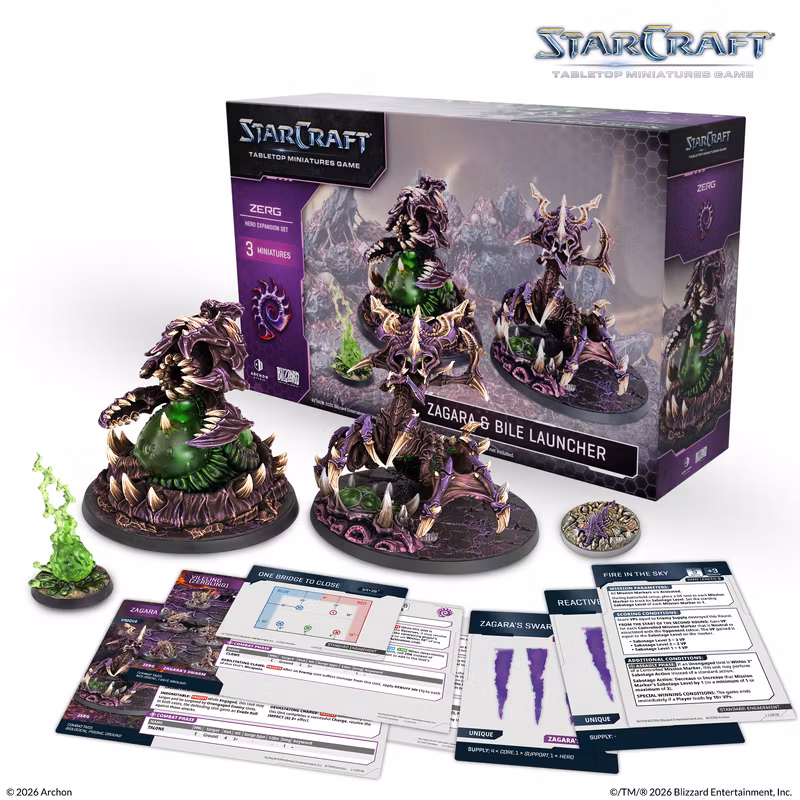 Archon Studio - Starcraft TMG: Zerg Hero Expansion Set: Zagara