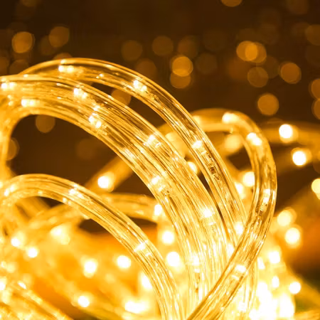 Premium Ljusslang utomhus 25m - utbyggbar dimbar och varmvitt sken 2200K - IP65