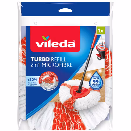 Vileda Turbo Refill till Easywring 2 in 1 Microfibre