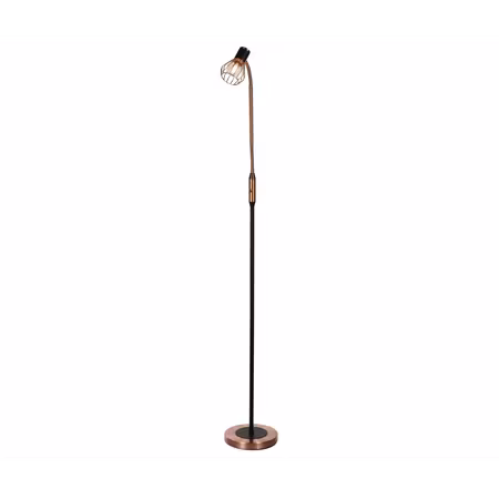 Industrigolvlampa i koppar - Allison