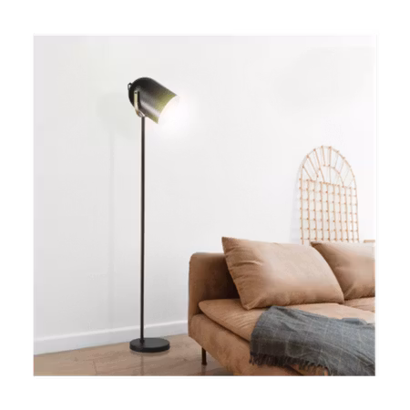 Industrigolvlampa svart - Oslo