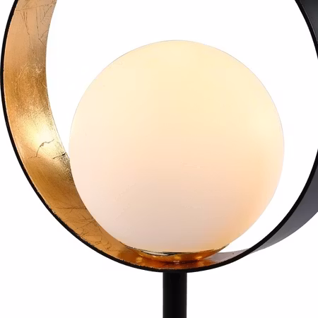 Bordslampa svart och guldfärgad G9 sockel - Carlie