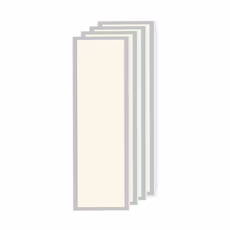 Set med 4 x 36W LED-paneler 120x30 cm - flimmerfri