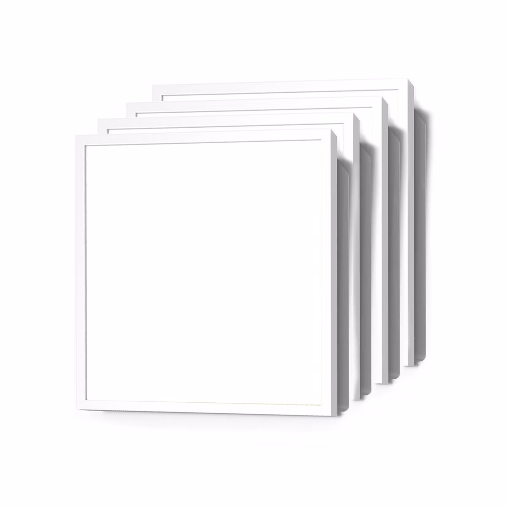 Set med 4 LED-paneler 62x62cm – 30W, 4000K – 120lm/W