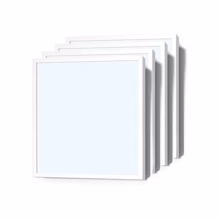 Set med 4 st LED-paneler 60x60cm - 30W, 6500K - 120lm/W