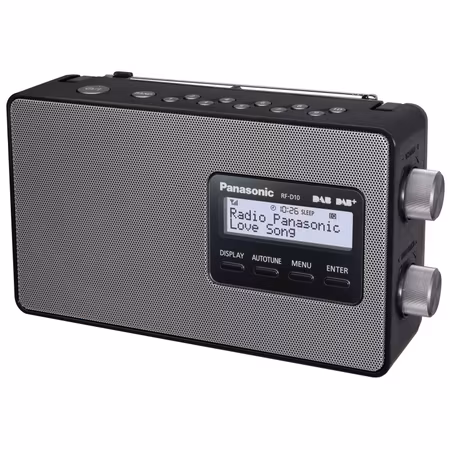 Panasonic FM/DAB Radio snabbval AC/Batte RF-D10EG-K