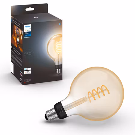 Philips Hue White Ambiance Filament E27 G125 Glob