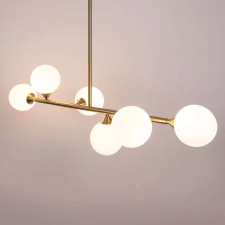 Design taklampa 6-ljus - Aster - Flera färger