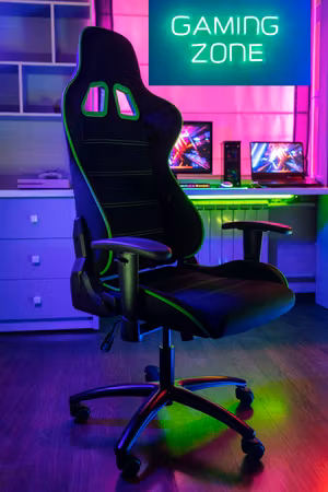 Neon LED-skylt Gaming Zone - 50x23 cm - Full RGB med touch fjärrkontroll