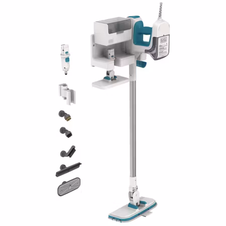 Black & Decker Ångmopp 1500W Steamsystem 8st Tillbehör