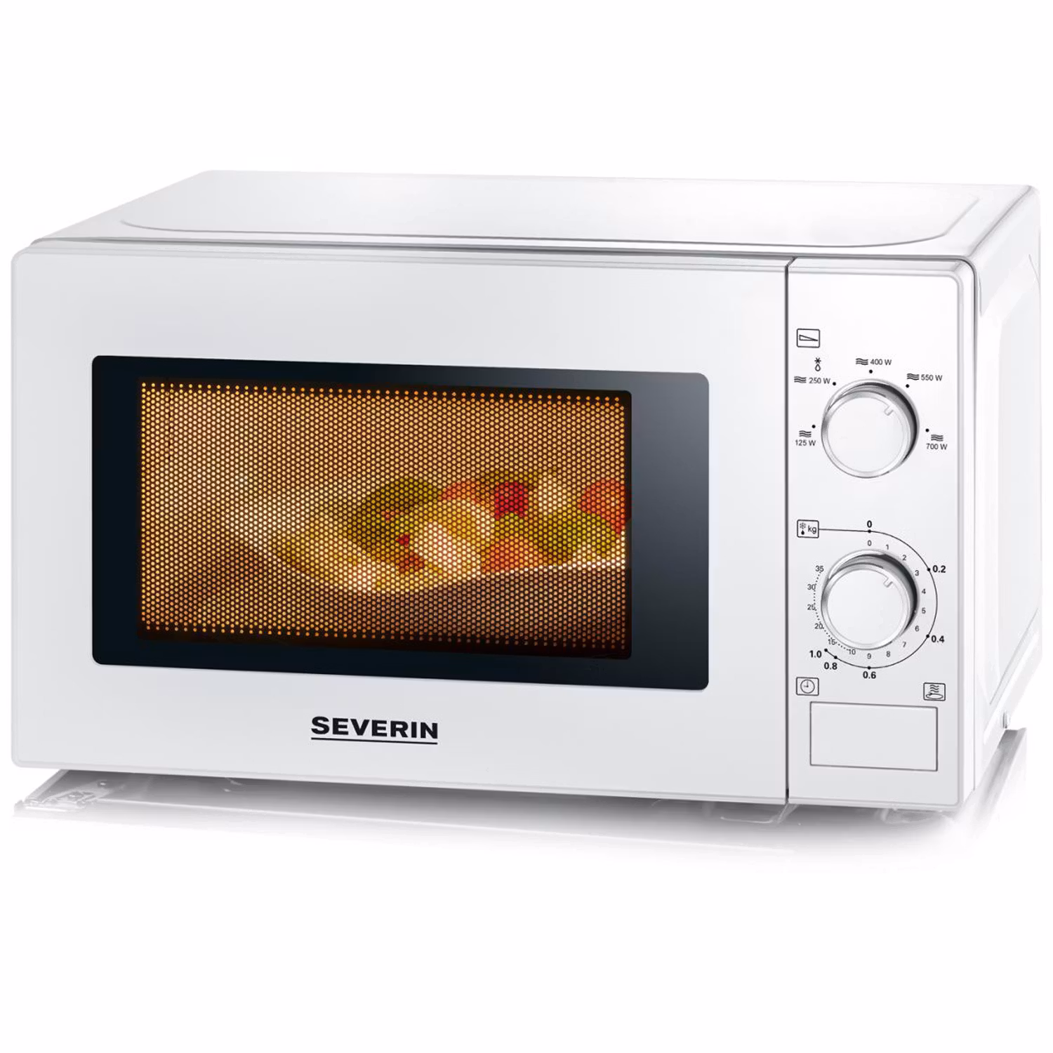 Severin Mikrovågsugn 700W 20 liter – MW7770 Vit Mekanisk