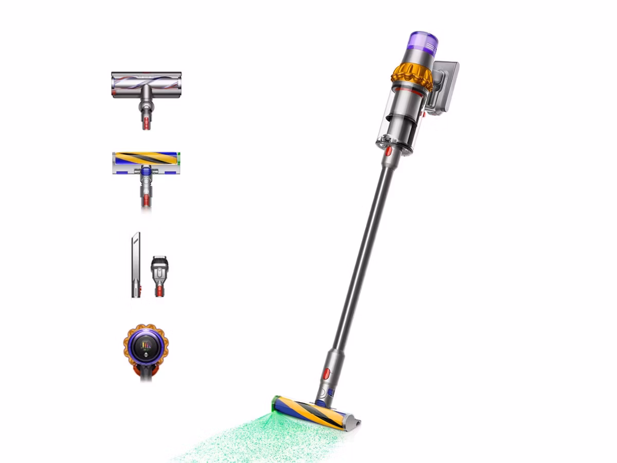 Dyson V15 Detect Absolute Sladdlös- Gul/Nickel