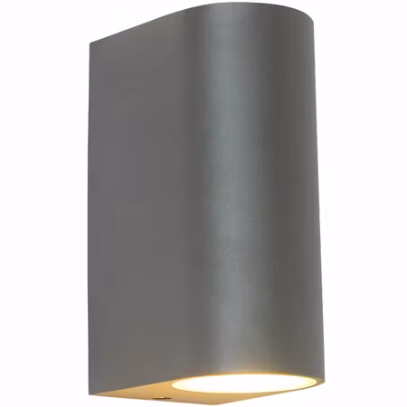 Llitt Mats II Väggarmatur 2xGU10-sockel IP44 Antracit