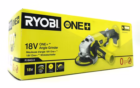 Ryobi R18AG-0 Vinkelslip (Utan Batteri)
