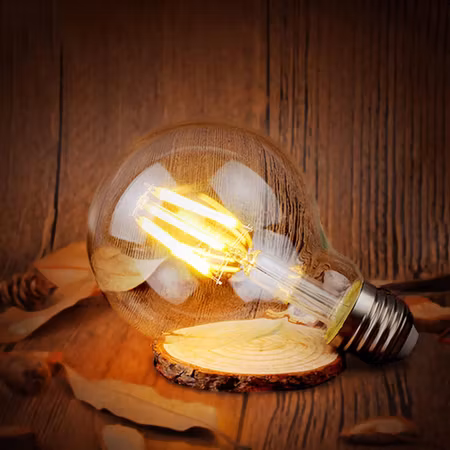 LY Sweden LED-lampa G80 dimbar klar 2W 2200K E27