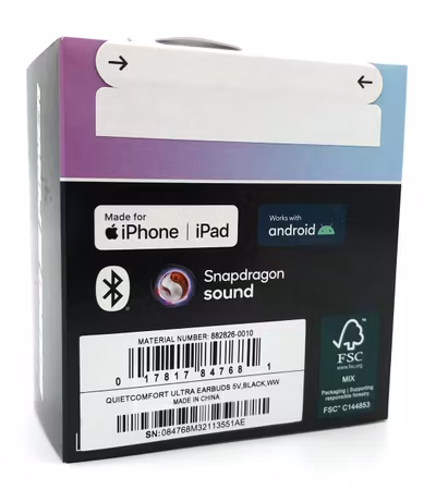 Bose QuietComfort Ultra Wireless brusreducerande hörlurar - Svart