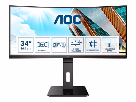 AOC CU34P2A 34" 3440 x 1440 (UltraWide) HDMI DisplayPort 100Hz