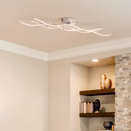 Modern taklampa inkl LED 3-stegs dimbar - Emma